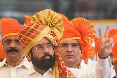 Maha CM Shinde Takes Charge at Mantralaya; Bal Thackeray, Dighe's Photos in His Office