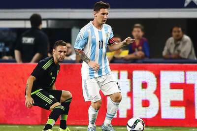 Messi Joins Team Argentina For Pre-Copa Friendly