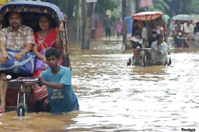 Monsoon rains submerge hundreds of villages