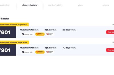 Vi Reintroduces Rs 601 Prepaid Plan That Retains Disney+ Hotstar Annual Subscription
