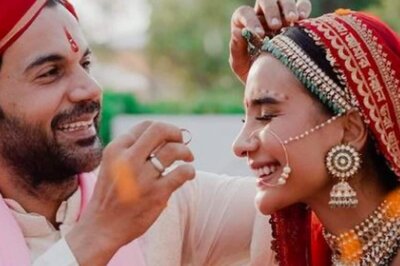 Patralekhaa's Wedding Veil Has an Important Message for Rajkummar Rao Written in Bengali
