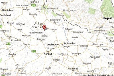 Ganga river flowing just 35 cm below the danger mark