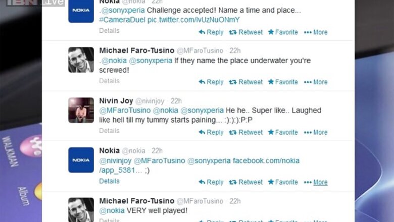 Nokia takes up Sony's challenge on Twitter for a camera duel