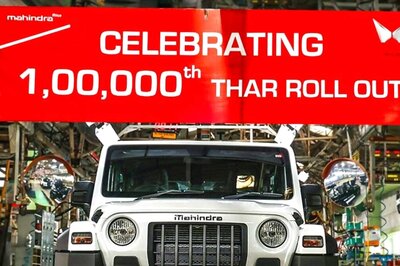 Mahindra Thar SUV Crosses 1 Lakh Production Milestone in India