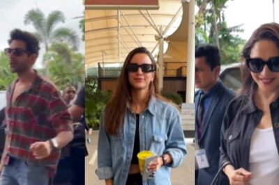 Kartik Aryan, Triptii Dimri, Madhuri Dixit Jet Off For Bhool Bhulaiyaa 3 Shoot; Watch Viral Video