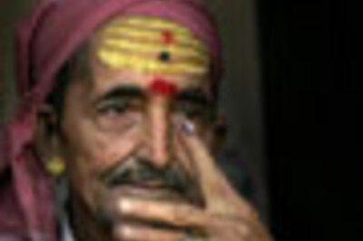 Pics: Indians show their mark of democracy