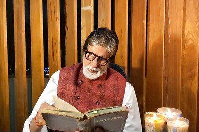 Amitabh Bachchan Tries to Hold Back Tears While Reciting His Father’s Poem
