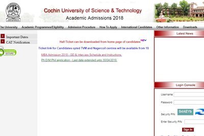 CUSAT CAT 2018 Admit Card Released at cusat.nic.in; Download Now