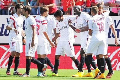 Sevilla beat Deportivo 4-1 to go 3rd in La Liga