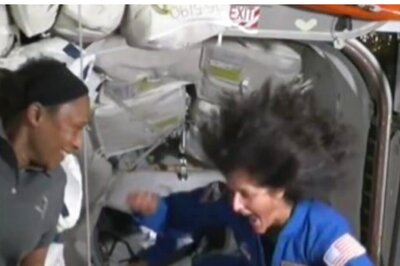 WATCH | Astronaut Sunita Williams Does Her Happy Dance Upon Arriving At Space Station