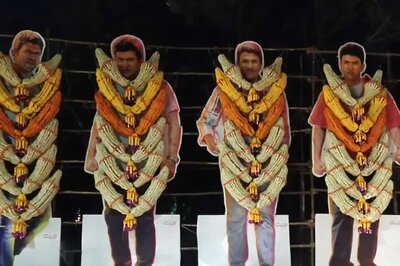 Ahead of Gandhada Gudi Release, Cutouts of Puneeth Rajkumar Outside His Memorial