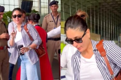 Kareena Kapoor Looks Effortlessly Glam In Comfy Summer Casuals As She Gets Spotted At The Airport; Watch