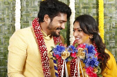 Hariprriya Shares Adorable Photos From Her Engagement Ceremony With Vasishta Simha