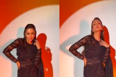 Malaika Arora Sets the Internet on Fire in Stunning Black Saree, Watch