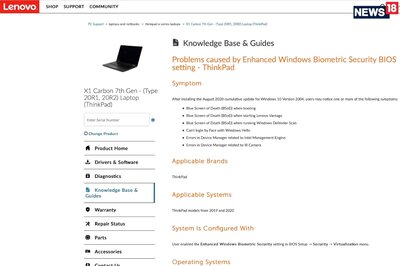 Lenovo Laptop Users Beware, Windows 10 Updates Are Causing Blue Screen of Deaths