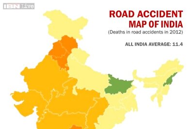 Road accident map of India