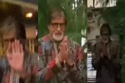 Amitabh Bachchan Meets Fans With Folded Hands Outside Jalsa On His 80th Birthday; Watch