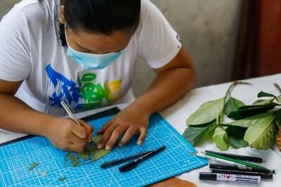 After Factory Layoff, Filipina Cashes In On 'leaf Art' Venture