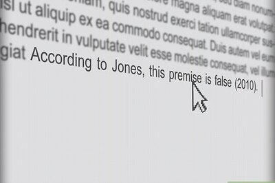 How to Write In‐Text Citations