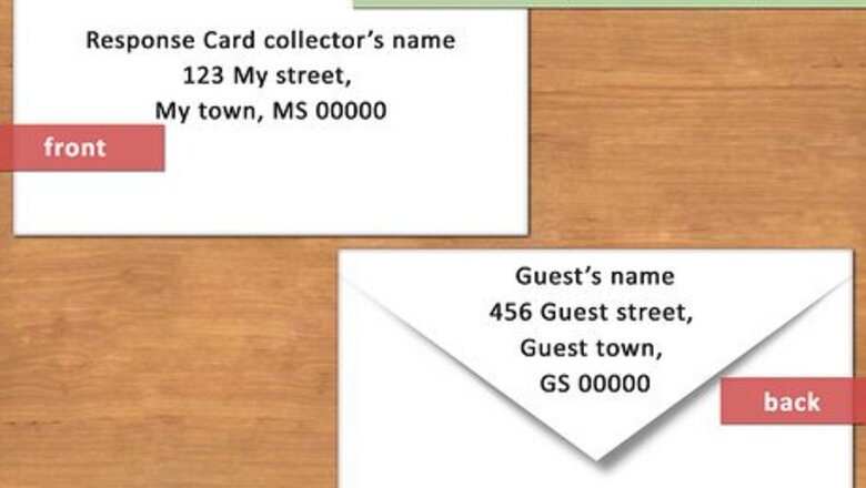 How to Address Response Card Envelopes