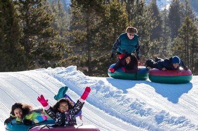 Snowy Slopes - The Best Snow Tubing Spots in Lake Tahoe
