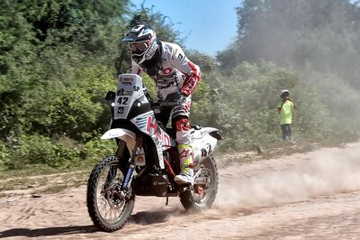 CS Santosh Gains 10 Places, Keeps Hero Motosports Dakar 2017 Campaign on Track