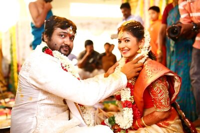 Actors Bobby Simhaa, Reshmi Menon Tie the Knot