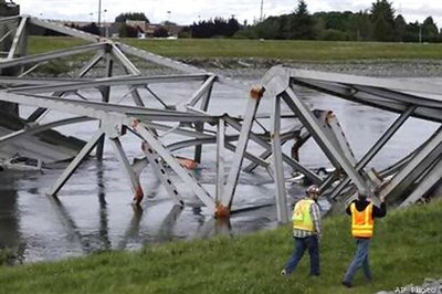 US: Truck crash may have caused state bridge collapse