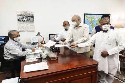 NDA Candidate for Rajya Sabha Deputy Chairman Post, Harivansh, Files Nomination Papers