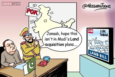 Cartoon of the day: Pakistan reacts on India's Land Acquisition Bill