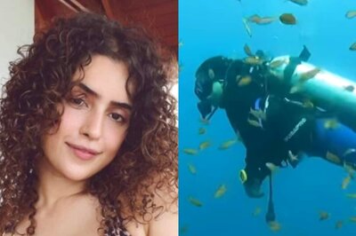 Sanya Malhotra Tries Scuba Diving, Poses in Animal Print Bikini in Photo Dump from Latest Beach Vacay