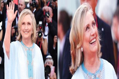 Hillary Clinton Graces Red Carpet at Venice Film Festival and How! Take a Look