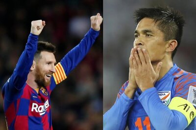 Sunil Chhetri in Awe of Lionel Messi's 'Wonder Goal' against Napoli
