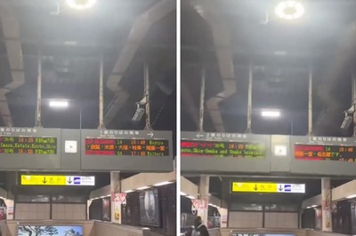 Horrifying Footage Captures Scene Inside Metro Station As Earthquake Hits Japan