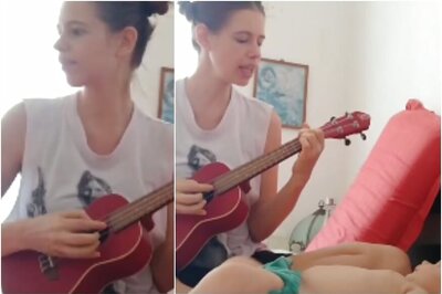 Kalki Koechlin Sings Lullaby and Plays Ukulele for Baby Sappho in Adorable Video