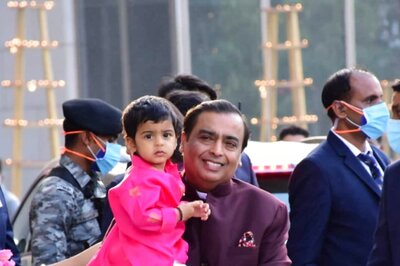 Mukesh Ambani Gets Clicked With Grandson Prithvi As They Attend Radhika Merchant's Arangetram