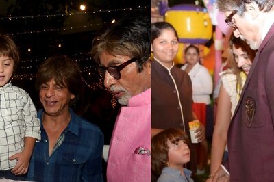 When Shah Rukh Khan Asked Big B To Spend Time With AbRam At Mannat: 'He Thinks You Are My Papa...'
