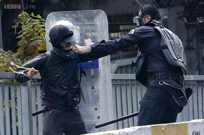 Riot police clash with May Day protesters in Istanbul