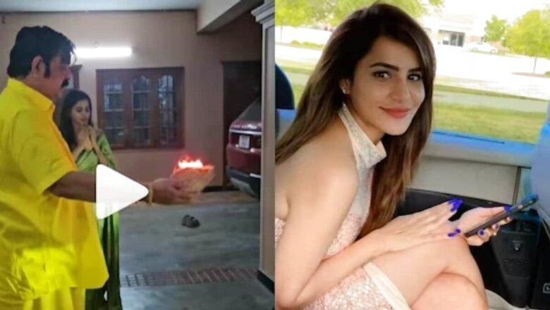Ashu Reddy Brings Home A New Range Rover, Astrologer Venu Swamy Performs Special Puja
