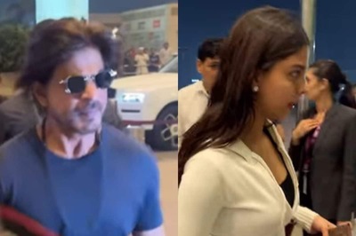 Shah Rukh Khan Exudes Charm As He Jets Off From Mumbai With Suhana Khan, Gauri Khan; Watch Video