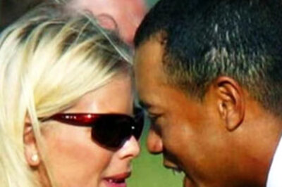 Tiger returns home to wife and children