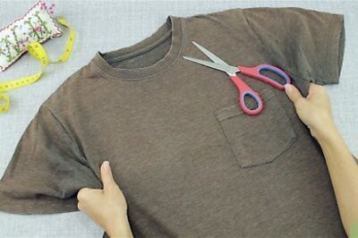 How to Cut a Shirt Into a Crop Top