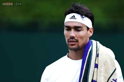 Italy's Fabio Fognini fined at Wimbledon
