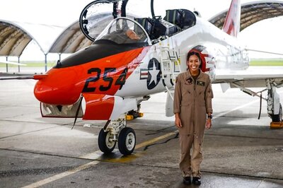'Making History!' US Navy Welcomes Madeline Swegle, Its First Black Female Tactical Aircraft Pilot