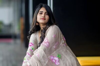 Actress Sravanthi Flaunts Her Love For Traditional In A Floral Salwar Suit