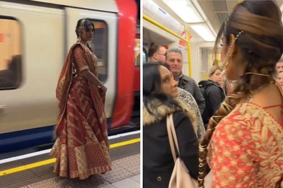 Woman Wears Lehenga On London Metro; Internet Thinks She's A Runaway Bride
