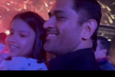WATCH: MS Dhoni Welcomes New Year 2023 With Daughter Ziva