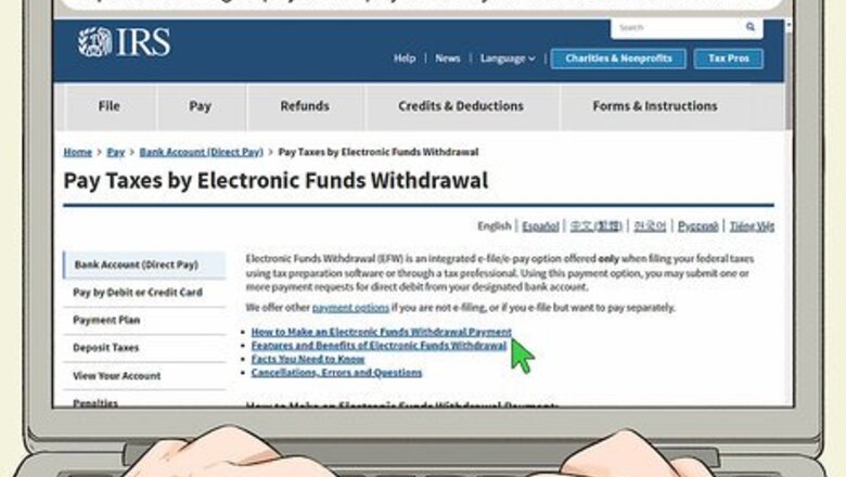 How to Pay the IRS