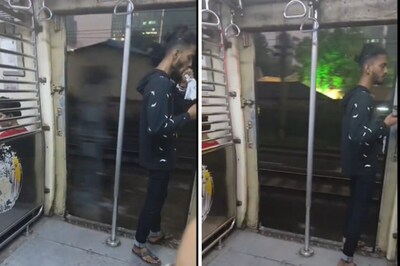 Video Shows A Man Allegedly Doing Drugs In Ladies Coach Of A Mumbai Local Train