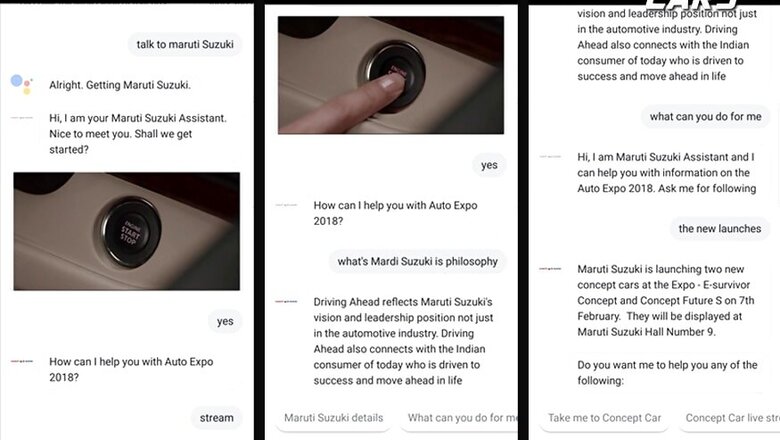 Maruti Suzuki Assistant Now on Google Assistant Ahead of Auto Expo 2018